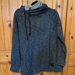 & Double Hood Sweatshirt.